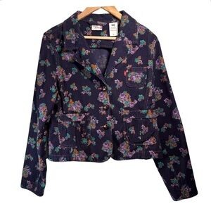 Levi’s Floral Corduroy Blazer Jacket